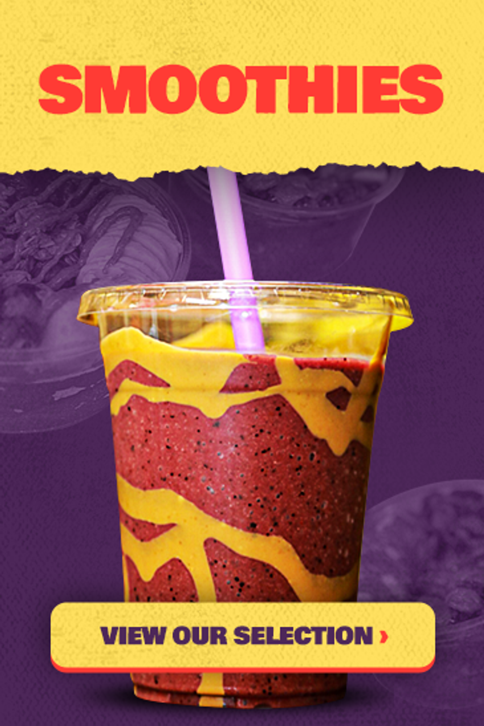 Hand-crafted smoothies